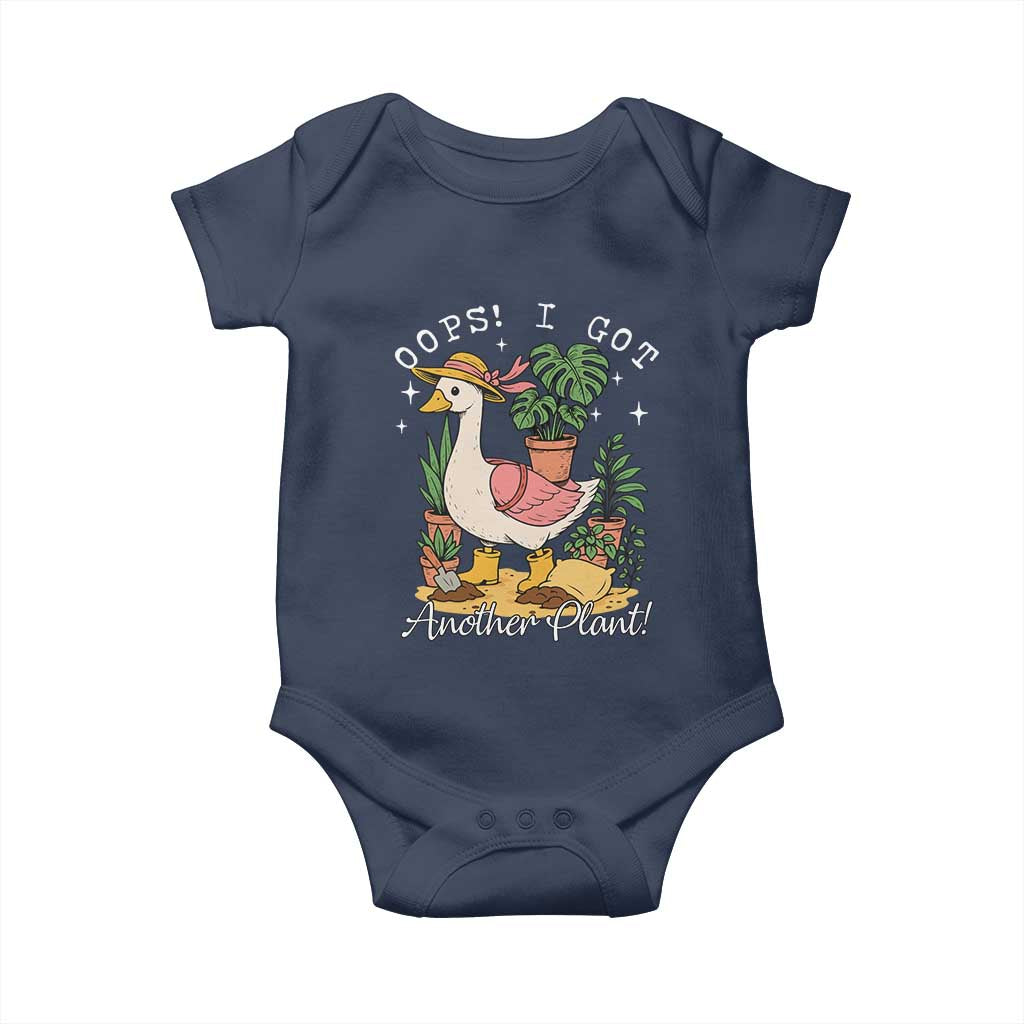 Funny Oops I Got Another Plant Baby Onesie Silly-Goose Gardener Plant Lady - Wonder Print Shop