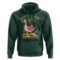 Funny Oops I Got Another Plant Hoodie Silly-Goose Gardener Plant Lady - Wonder Print Shop