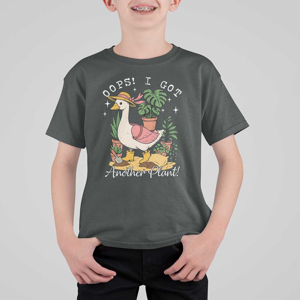 Funny Oops I Got Another Plant T Shirt For Kid Silly-Goose Gardener Plant Lady - Wonder Print Shop