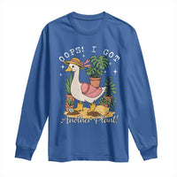 Funny Oops I Got Another Plant Long Sleeve Shirt Silly-Goose Gardener Plant Lady - Wonder Print Shop