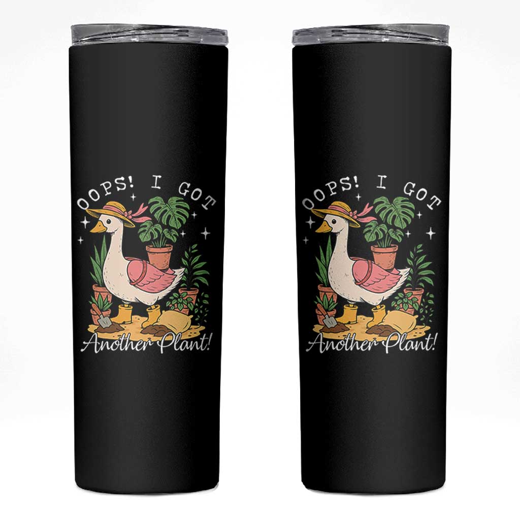 Funny Oops I Got Another Plant Skinny Tumbler Silly-Goose Gardener Plant Lady - Wonder Print Shop