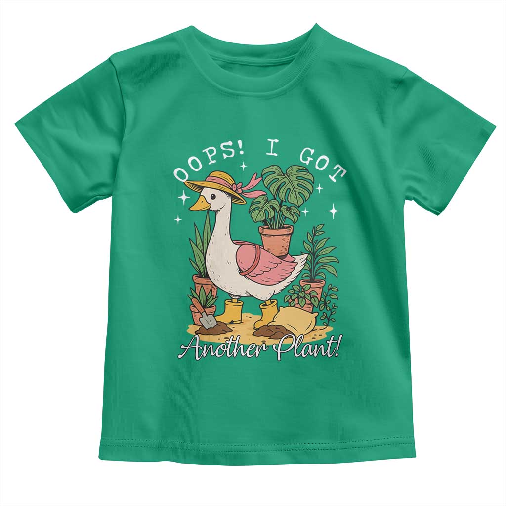 Funny Oops I Got Another Plant Toddler T Shirt Silly-Goose Gardener Plant Lady - Wonder Print Shop