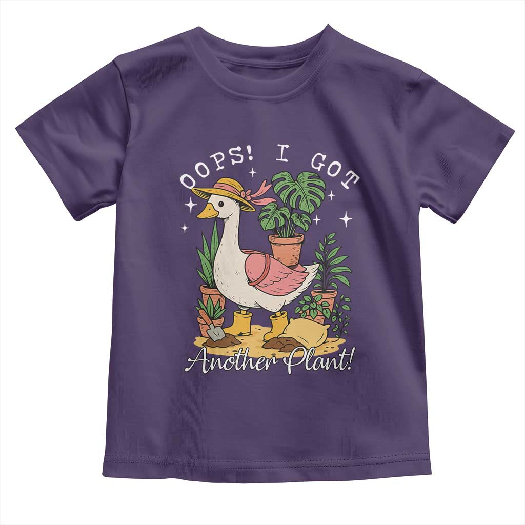 Funny Oops I Got Another Plant Toddler T Shirt Silly-Goose Gardener Plant Lady - Wonder Print Shop