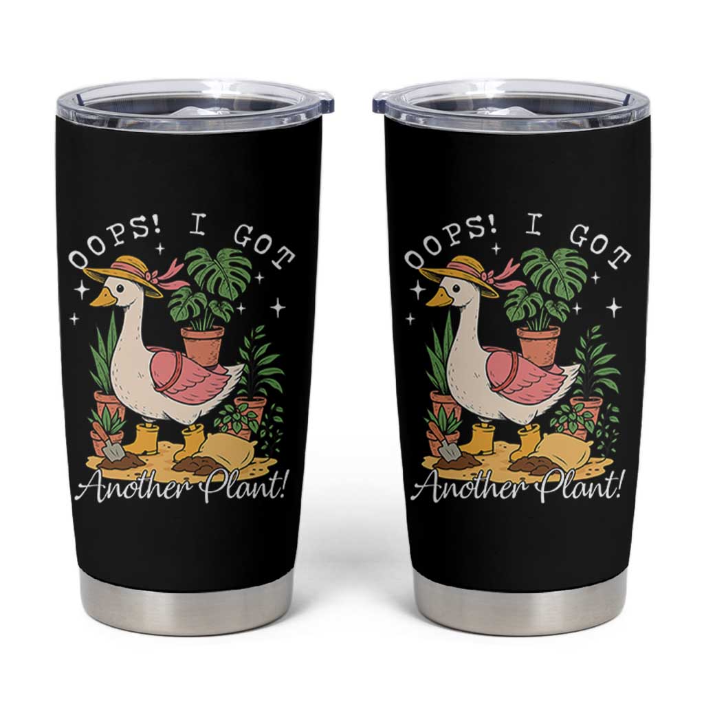 Funny Oops I Got Another Plant Tumbler Cup Silly-Goose Gardener Plant Lady - Wonder Print Shop