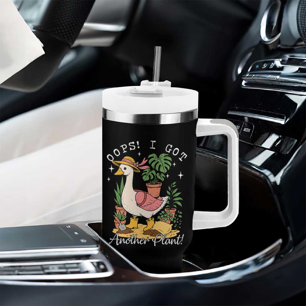 Funny Oops I Got Another Plant Tumbler With Handle Silly-Goose Gardener Plant Lady - Wonder Print Shop