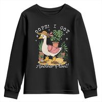 Funny Oops I Got Another Plant Youth Sweatshirt Silly-Goose Gardener Plant Lady - Wonder Print Shop