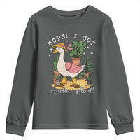 Funny Oops I Got Another Plant Youth Sweatshirt Silly-Goose Gardener Plant Lady - Wonder Print Shop