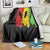 Three Birds Rasta Jamaica Reggae Music Throw Blanket - Wonder Print Shop
