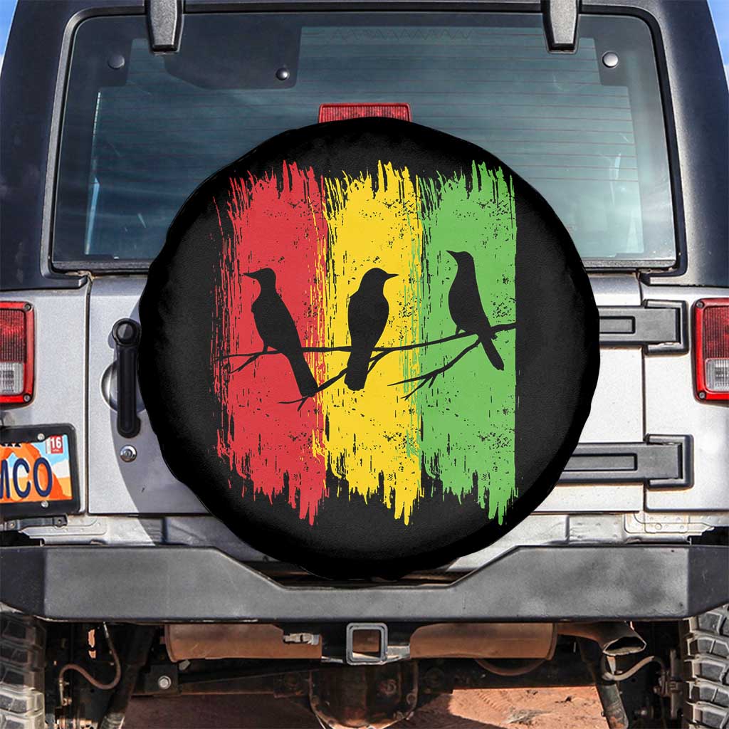 Three Birds Rasta Jamaica Reggae Music Spare Tire Cover - Wonder Print Shop
