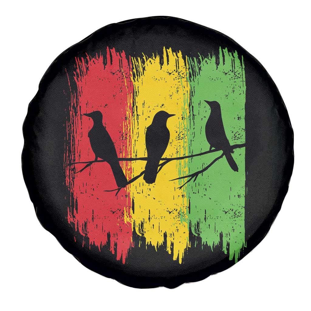 Three Birds Rasta Jamaica Reggae Music Spare Tire Cover - Wonder Print Shop