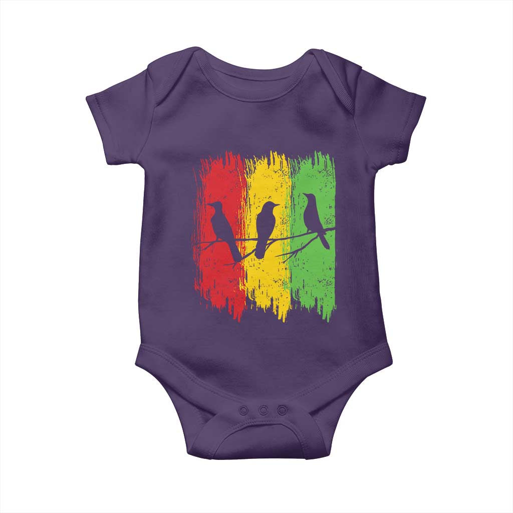 Three Birds Rasta Jamaica Reggae Music Baby Onesie - Wonder Print Shop