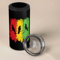 Three Birds Rasta Jamaica Reggae Music 4 in 1 Can Cooler Tumbler - Wonder Print Shop