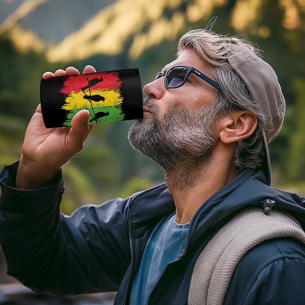 Three Birds Rasta Jamaica Reggae Music 4 in 1 Can Cooler Tumbler - Wonder Print Shop