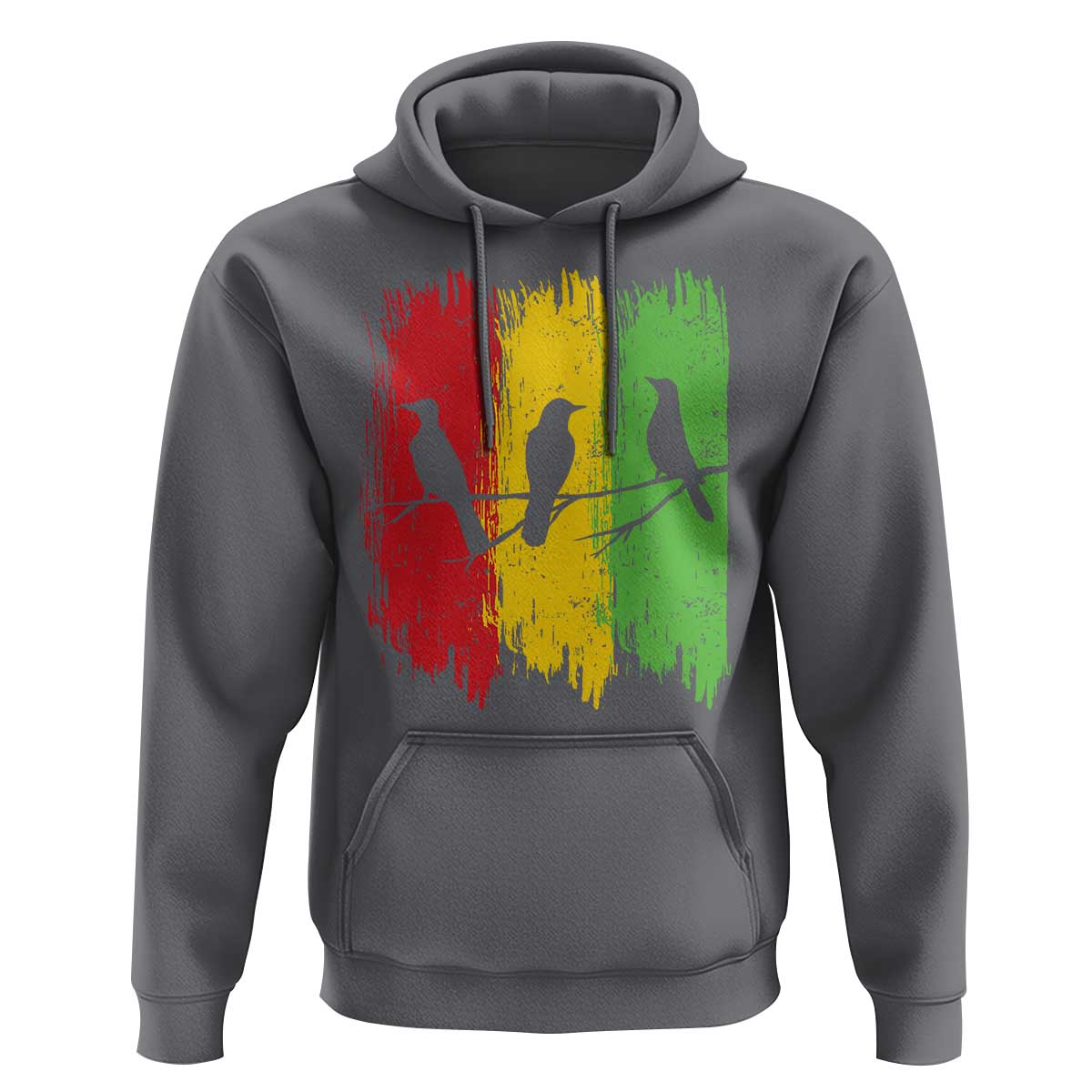 Three Birds Rasta Jamaica Reggae Music Hoodie - Wonder Print Shop