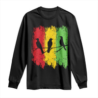 Three Birds Rasta Jamaica Reggae Music Long Sleeve Shirt - Wonder Print Shop