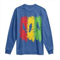 Three Birds Rasta Jamaica Reggae Music Long Sleeve Shirt - Wonder Print Shop