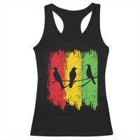 Three Birds Rasta Jamaica Reggae Music Racerback Tank Top - Wonder Print Shop