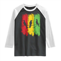 Three Birds Rasta Jamaica Reggae Music Raglan Shirt - Wonder Print Shop