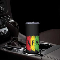 Three Birds Rasta Jamaica Reggae Music Skinny Tumbler - Wonder Print Shop