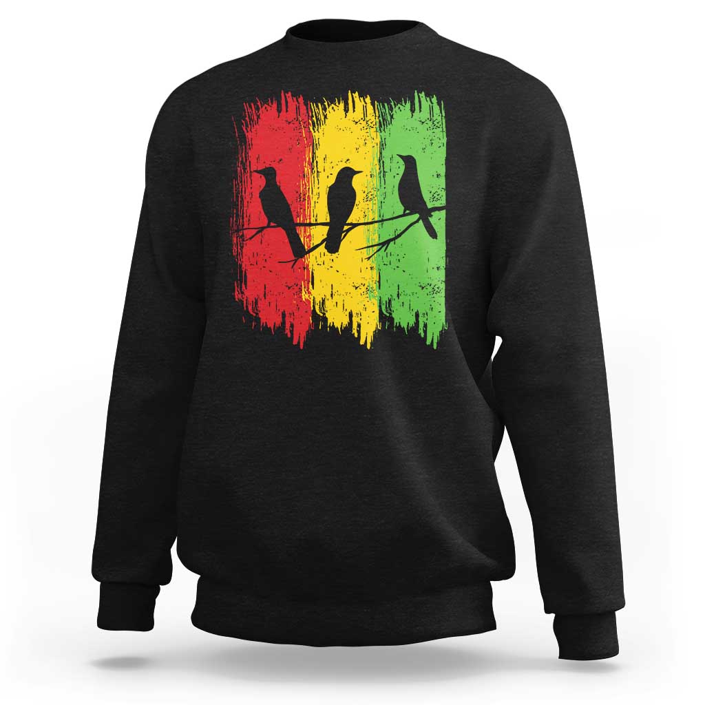 Three Birds Rasta Jamaica Reggae Music Sweatshirt - Wonder Print Shop