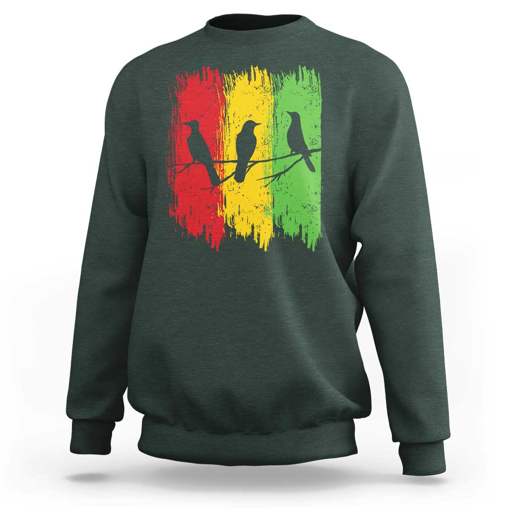 Three Birds Rasta Jamaica Reggae Music Sweatshirt - Wonder Print Shop