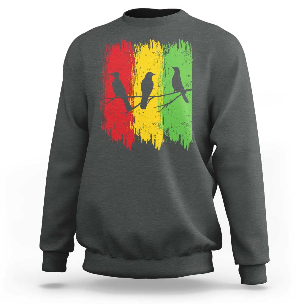 Three Birds Rasta Jamaica Reggae Music Sweatshirt - Wonder Print Shop