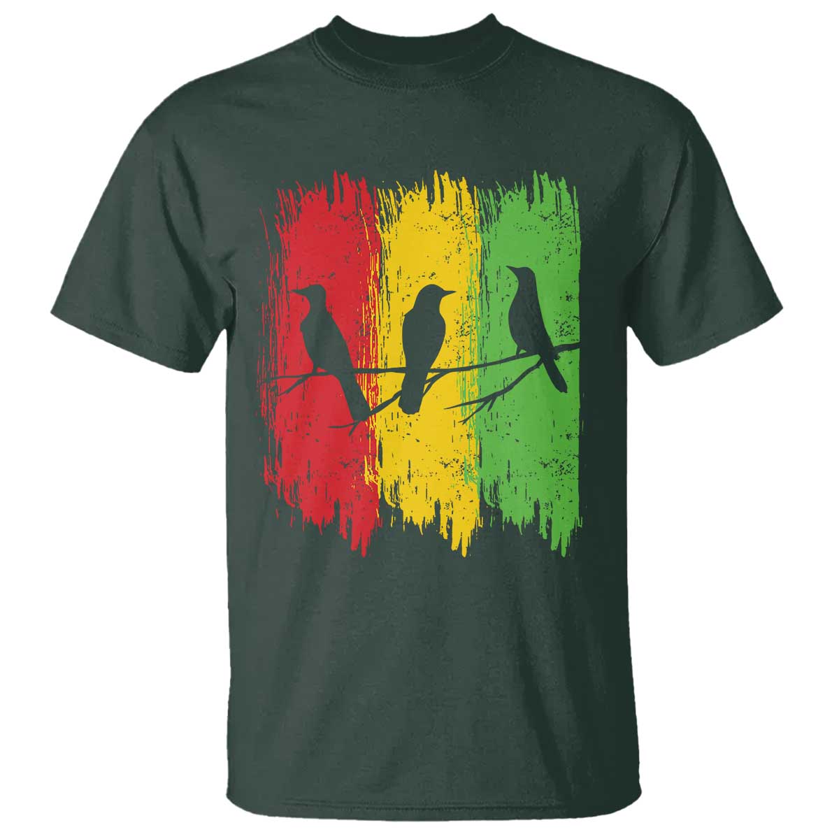 Three Birds Rasta Jamaica Reggae Music T Shirt - Wonder Print Shop