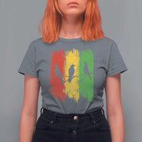 Three Birds Rasta Jamaica Reggae Music T Shirt For Women - Wonder Print Shop