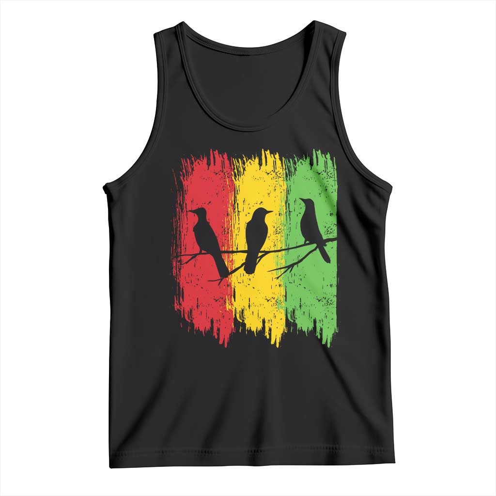 Three Birds Rasta Jamaica Reggae Music Tank Top - Wonder Print Shop