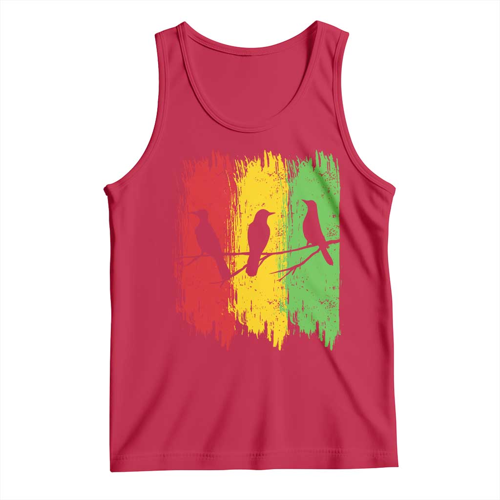 Three Birds Rasta Jamaica Reggae Music Tank Top - Wonder Print Shop