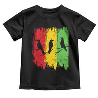 Three Birds Rasta Jamaica Reggae Music Toddler T Shirt - Wonder Print Shop