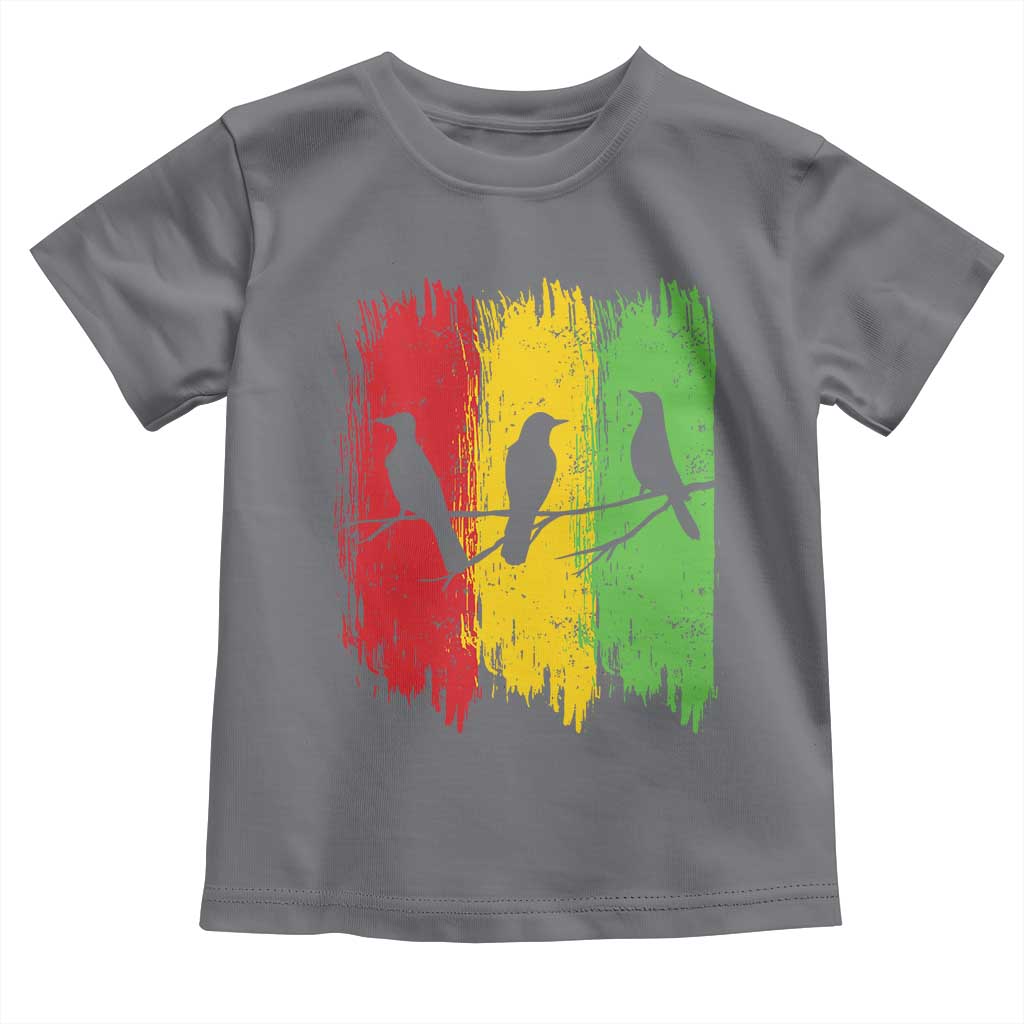 Three Birds Rasta Jamaica Reggae Music Toddler T Shirt - Wonder Print Shop