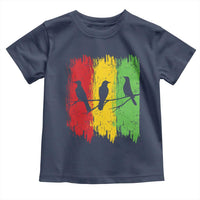 Three Birds Rasta Jamaica Reggae Music Toddler T Shirt - Wonder Print Shop
