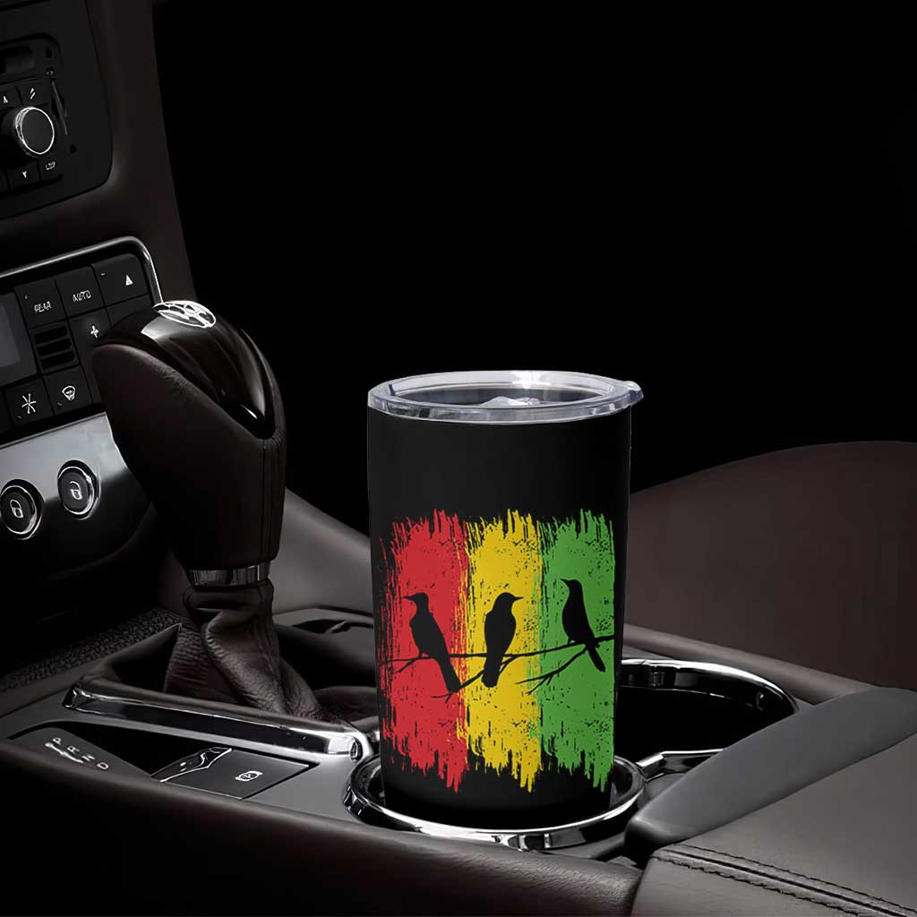 Three Birds Rasta Jamaica Reggae Music Tumbler Cup - Wonder Print Shop
