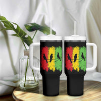 Three Birds Rasta Jamaica Reggae Music Tumbler With Handle - Wonder Print Shop