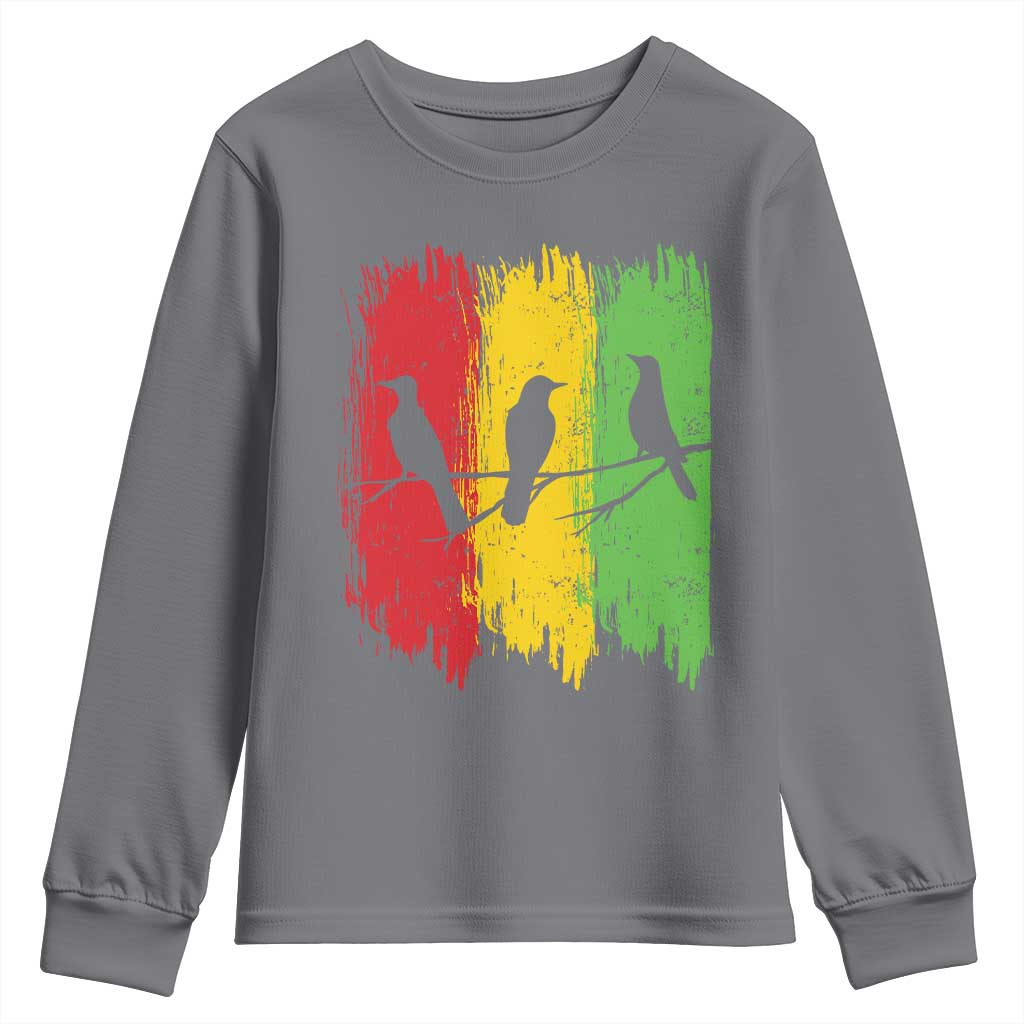 Three Birds Rasta Jamaica Reggae Music Youth Sweatshirt - Wonder Print Shop