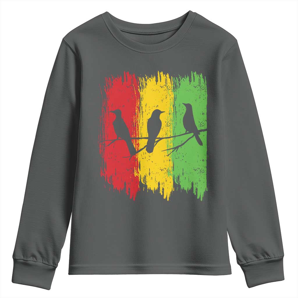 Three Birds Rasta Jamaica Reggae Music Youth Sweatshirt - Wonder Print Shop