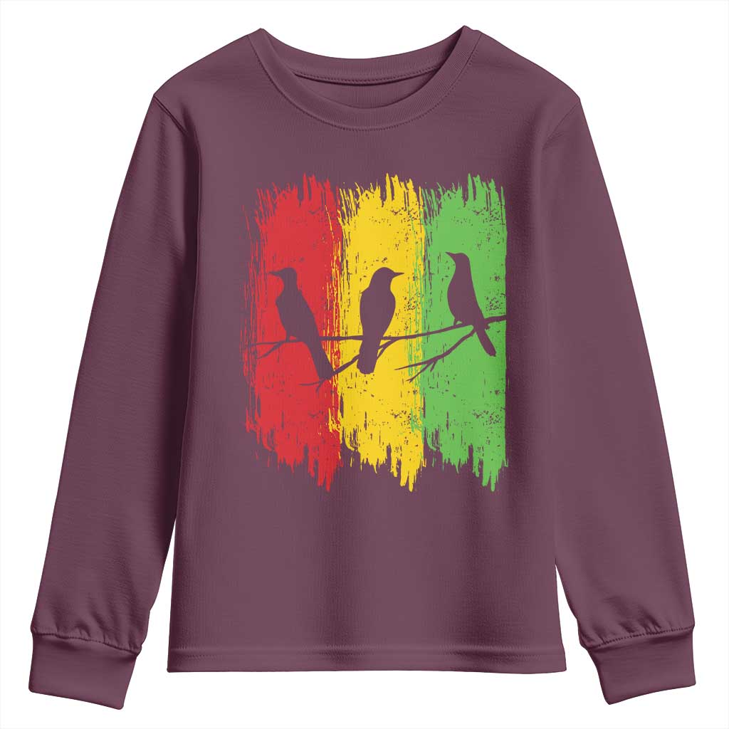 Three Birds Rasta Jamaica Reggae Music Youth Sweatshirt - Wonder Print Shop