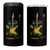Reggae Guitar Jamaican Flag Amp Microphone Music Lover 4 in 1 Can Cooler Tumbler - Wonder Print Shop