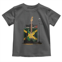Reggae Guitar Jamaican Flag Amp Microphone Music Lover Toddler T Shirt - Wonder Print Shop
