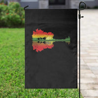 Reggae Music Guitar Lake Shadow Jamaica Rasta Garden Flag - Wonder Print Shop