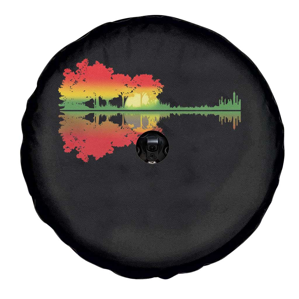Reggae Music Guitar Lake Shadow Jamaica Rasta Spare Tire Cover - Wonder Print Shop