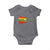 Reggae Music Guitar Lake Shadow Jamaica Rasta Baby Onesie - Wonder Print Shop