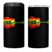 Reggae Music Guitar Lake Shadow Jamaica Rasta 4 in 1 Can Cooler Tumbler - Wonder Print Shop