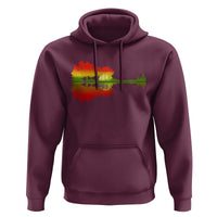 Reggae Music Guitar Lake Shadow Jamaica Rasta Hoodie - Wonder Print Shop