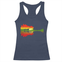 Reggae Music Guitar Lake Shadow Jamaica Rasta Racerback Tank Top - Wonder Print Shop