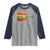 Reggae Music Guitar Lake Shadow Jamaica Rasta Raglan Shirt - Wonder Print Shop