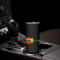Reggae Music Guitar Lake Shadow Jamaica Rasta Skinny Tumbler - Wonder Print Shop