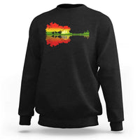 Reggae Music Guitar Lake Shadow Jamaica Rasta Sweatshirt - Wonder Print Shop