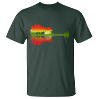 Reggae Music Guitar Lake Shadow Jamaica Rasta T Shirt - Wonder Print Shop
